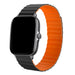 Amazfit Bip Magnetisches Silikonarmband (Schwarz/Orange)