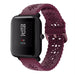 Correa silicona estampada Xiaomi Amazfit Bip (burdeos)