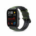 Xiaomi Amazfit GTS Silikon-/Lederarmband (Grün)