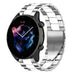 Bracelet acier Amazfit GTR 3 (Pro) (argent/blanc)