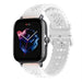 Amazfit GTS 3 siliconen bandje met patroon (wit)