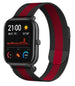 Xiaomi Amazfit GTS Milanese-Armband (Schwarz/Rot)