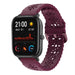 Correa silicona estampada Xiaomi Amazfit GTS (burdeos)