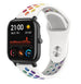 Correa sport Xiaomi Amazfit GTS (blanco/arcoíris)