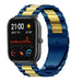 Xiaomi Amazfit GTS Stahlarmband (Blau/Gold)