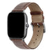 Correa cuero patrón cocodrilo Amazfit Bip (marrón)