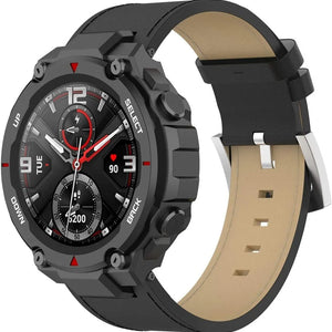amazfit-t-rex-pro-lederarmband-schwarz