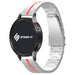 Huawei Watch Correa de hierro de acero GT 3 42 mm (plata/rojo)