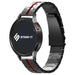 Samsung Gear S3 steel iron band (zwart/rood)