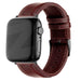 Bandz Bracelet cuir véritable Apple Watch (marron foncé)