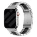Apple Watch Gliederarmband (Silber/Schwarz)