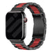 Correa acero Apple Watch (negro/rojo)