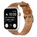Correa cuero estampado Apple Watch (marrón)