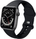 Apple Watch Klassisches Silikonarmband (Schwarz)