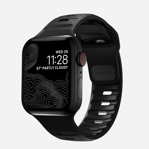 Nomad Sport Apple Watch Silicone Strap (Black)