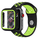 Bracelet sport Apple Watch + étui TPU (noir/jaune)