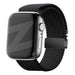 Bandz Bracelet nylon tressée avec P-buckle Apple Watch (noir)