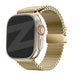 Bandz Apple Watch Milanese Loop Band mit P-Schnalle (Gold)