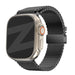 Bandz Apple Watch Ultra Milanese Loop Strap P-Buckle (Black)