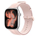 Correa activa silicona Apple Watch (rosa claro)