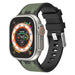 Apple Watch Sport Grain Armband (Schwarz/Grün)