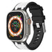 Apple Watch Sport Grain Armband (Schwarz/Weiß)