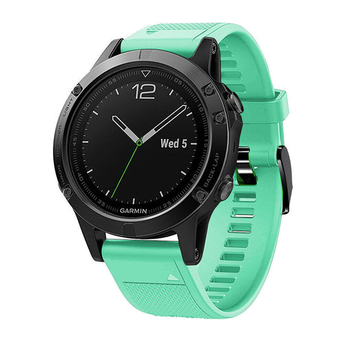 Garmin D2 Mach 2 - 47mm Silikonarmband (Aqua)