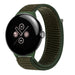 Google Pixel Watch 5 - 45mm Nylonarmband (Armeegrün)