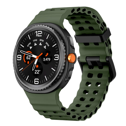 Bracelet Ocean Samsung Galaxy Watch 8 - 40mm (vert militaire)