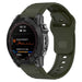 Garmin Fenix 8 Pro - 47mm Outdoor Silikonarmband (Armee Grün)