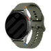 Samsung Galaxy Watch 42mm wave siliconen bandje (legergroen)