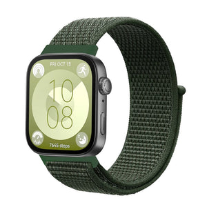 Correa nylon Huawei Watch 3 (Pro) (verde oscuro)