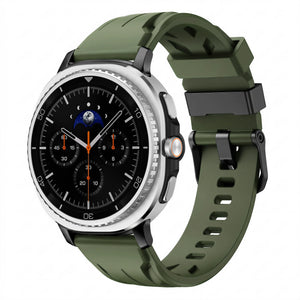 Samsung Galaxy Watch 9 - 40mm Race Silicone Strap (Army Green)
