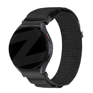 Bandz Huawei Watch GT 5 - 46 mm Alpine Nylonarmband (schwarz)