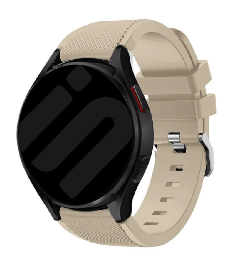 Amazfit Bip U (Pro) Twill Silikonarmband (Beige)