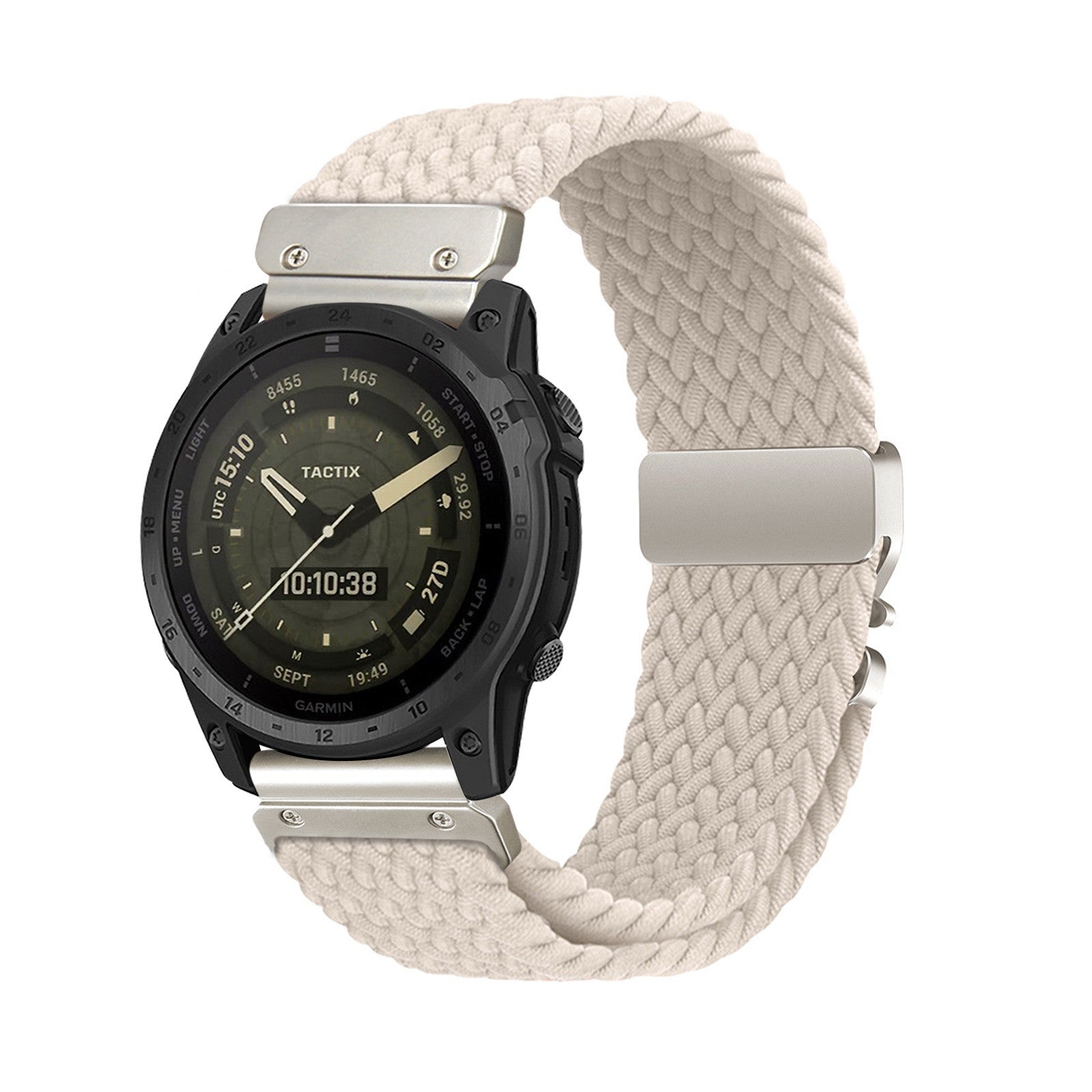 Correa trenzada con hebilla-P Garmin Instinct E - 40mm (beige)