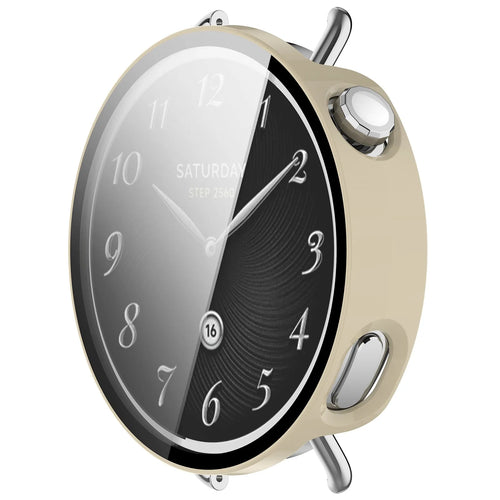 Xiaomi Watch S4 - 41mm PC Hülle mit Glas (Beige)