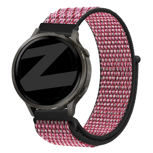 Bandz Garmin Forerunner 265s Nylon Loop Armband (True Berry)