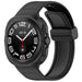 Samsung Galaxy Watch Ultra leren hybrid bandje (zwart)