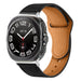 Samsung Galaxy Watch Ultra leren band (zwart)