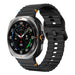 Bracelet Silicone wave Samsung Galaxy Watch Ultra (noir)