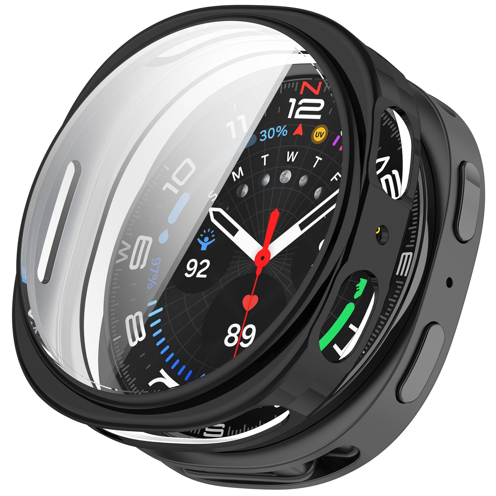 Samsung Galaxy Watch 8 - 44mm TPU Case (Black)