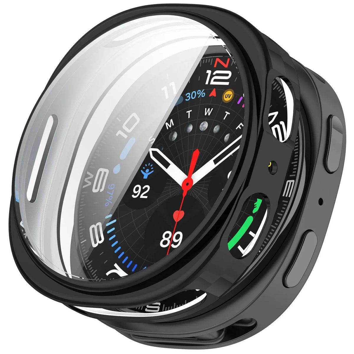 Samsung Galaxy Watch 8 - 40mm / 9 - 40mm TPU case (zwart)