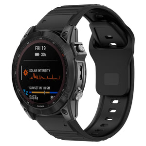 Garmin Forerunner 970 Outdoor Silikonarmband (Schwarz)