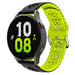 Samsung Galaxy Watch 5 - 44mm Silikonarmband mit Muster (Schwarz/Grün)