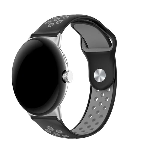Google Pixel Watch 5 - 41mm sport bandje (zwart/grijs)