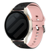 Amazfit GTS 3 Flower Silikonarmband (Schwarz/Helles Rosa)