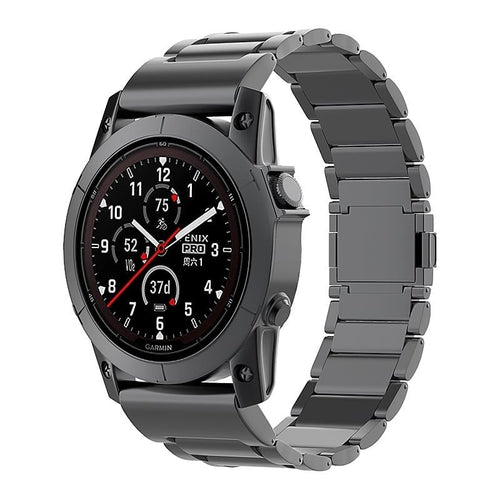 Bracelet titane magnétique Garmin Descent MK3i - 51mm (noir)