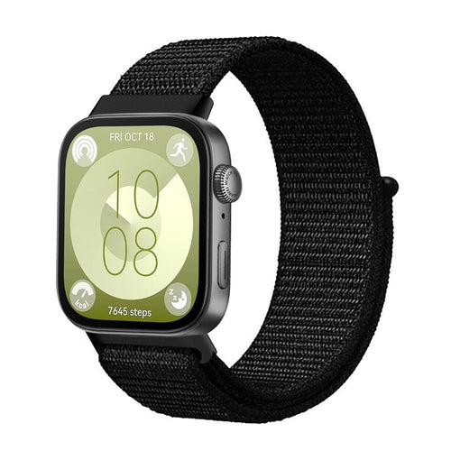 Huawei Watch Fit 4 Nylon Classic Strap (Black)
