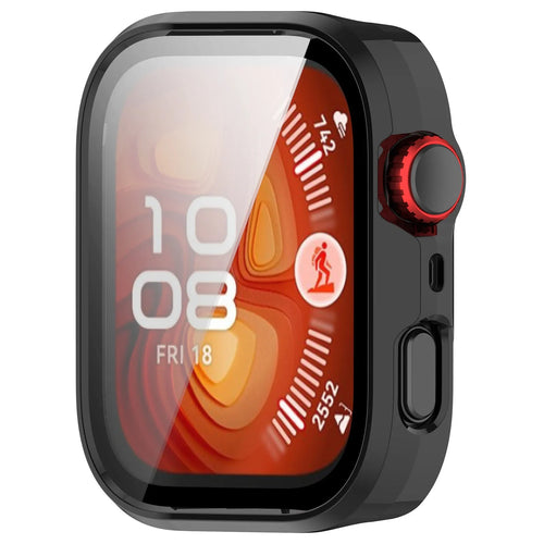 Huawei Watch Fit 4 Pro Hard Case mit Glas (Schwarz)